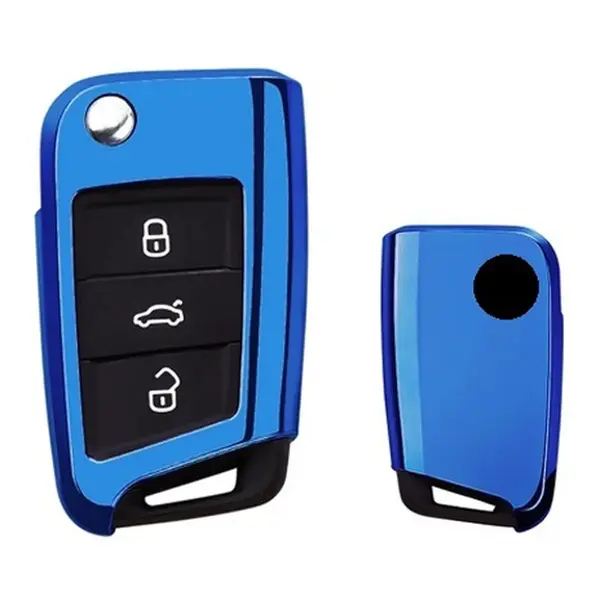 Obal na klíče Škoda Octavia III od roku 2012 Blue Premium