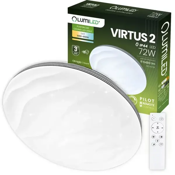 SVÍTIDLO LED VIRTUS2 72W IP44 CCT+PIL  PL1