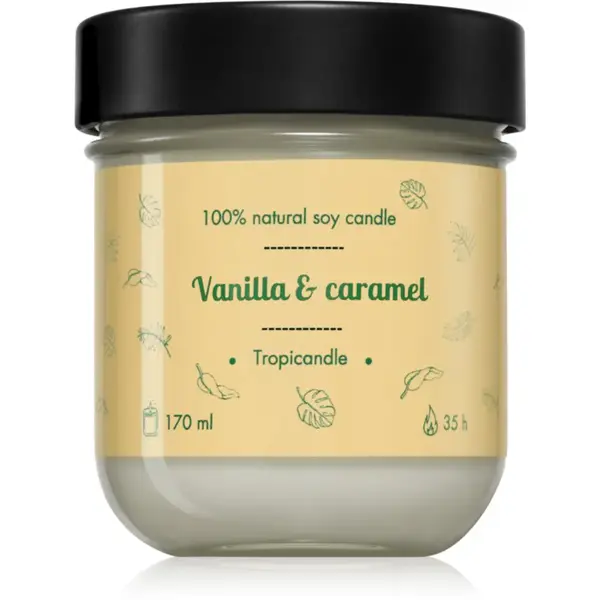 Tropicandle Vanilla & Caramel vonná svíčka 170 ml