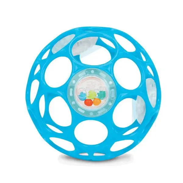 OBALL Hračka Oball RATTLE 10 cm blue 0m+