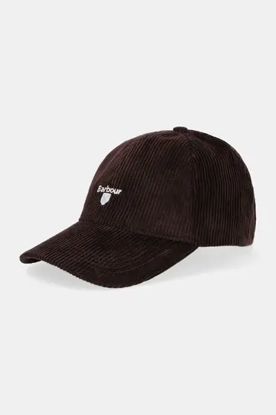 Barbour  šátek s kšiltem pánský bavlněný Preston Cord