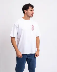 Tričko Edwin Ekoda Bath House TS White garment washed