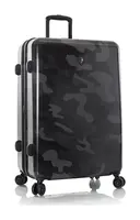 Velký cestovní kufr na kolečkách Heys Black Camo L