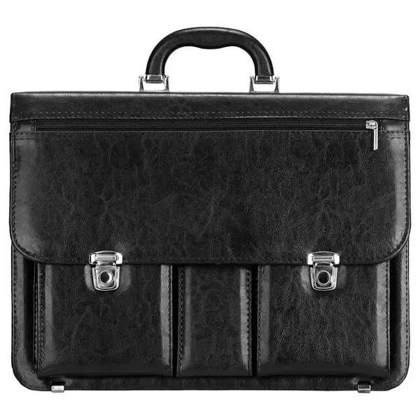 Pánská aktovka REAbags 8001/2-TR Black/Nickel
