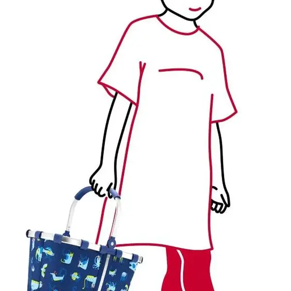 Dětský nákupní košík Reisenthel Carrybag XS Kids Abc friends blue