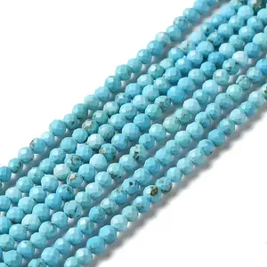 Natural Howlite Beads Strands