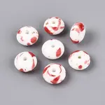 Vintage Handmade Porcelain Beads