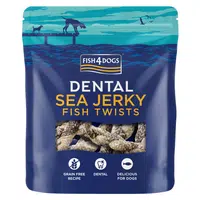 FISH4DOGS Dentální pamlsky pro psy mořská ryba závitky 100 g