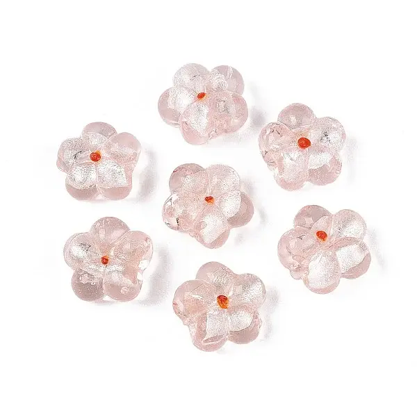Handmade Silver Foil Glass Lampwork Beads