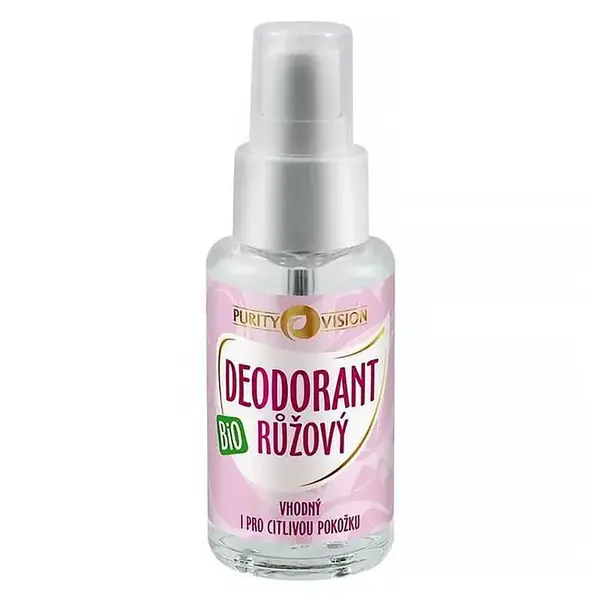 PURITY VISION Růžový deodorant BIO 50 ml