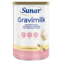 SUNAR Gravimilk s příchutí vanilky pro těhotné a kojící ženy 450 g