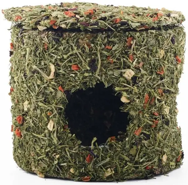 HAMSTAKE Domek bylinkový se zeleninou/malý 14 x 13 cm/díra 5 cm