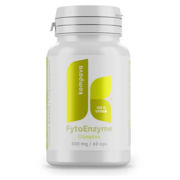 KOMPAVA FytoEnzyme complex 500 mg 60 kapslí