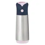 B.BOX Termoska na pití s brčkem indigo/růžová 12m+ 500 ml