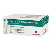 CALCII CARBONICI 0,5 TBL. MEDICAMENTA 0.5g 50 tablet