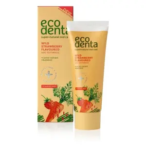 ECODENTA Dětská zubní pasta s vůní lesních jahod 75 ml