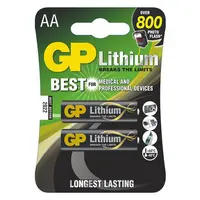 Baterie lithiová AA R6 1,5V GP 2ks / blistr
