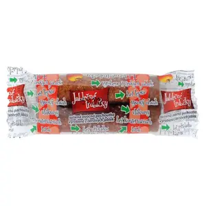 BIOPRODUKT JT Jablečné trubičky ochucené karobovou polevou 24 g