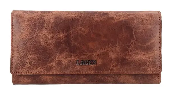 Dámská kožená peněženka Lagen LG-2164 Brown