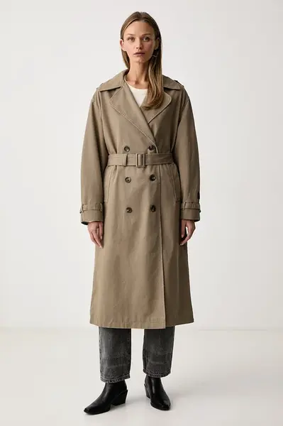 Levi's  trenčkot dámský bavlněný SERENA LONG TRENCH