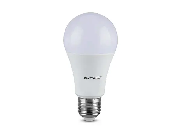 Žárovka LED E27 8,5W A60 bílá teplá V-TAC VT-2099