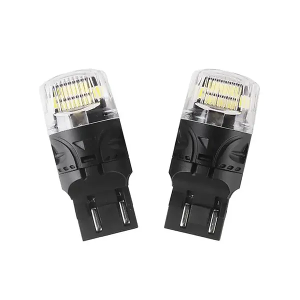 Autožárovka LED T20 (7443) 12V CARCLEVER 16LED 2835SMD bílá 2ks