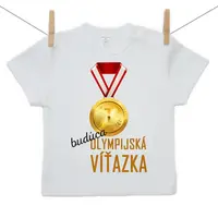Boodyy Tričko s krátkym rukávom Budúca olympijská víťazka 68 (3-6 mesiacov)