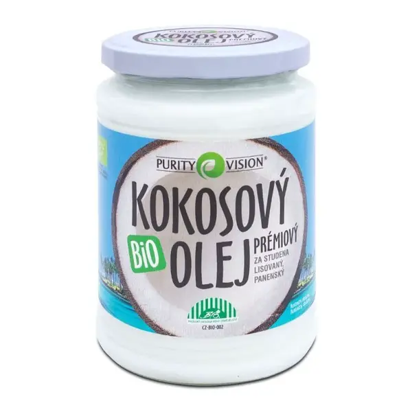 Purity Vision Fair Trade Bio Kokosovy Olej 600ml