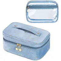 Livefy kozmetická taška Stars 2in1, modrá