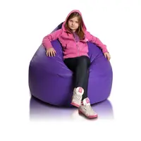 Sedací vak malá guľa fialová EMI