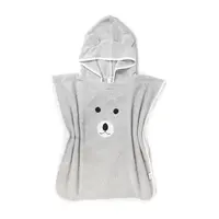 Detské kúpacie pončo sivý macko