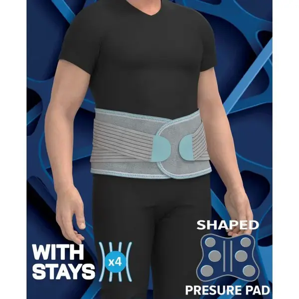 Neoprénová bandáž chrbta s výstužou a s masážnymi podložkami PREMIA, Veľkosť: S