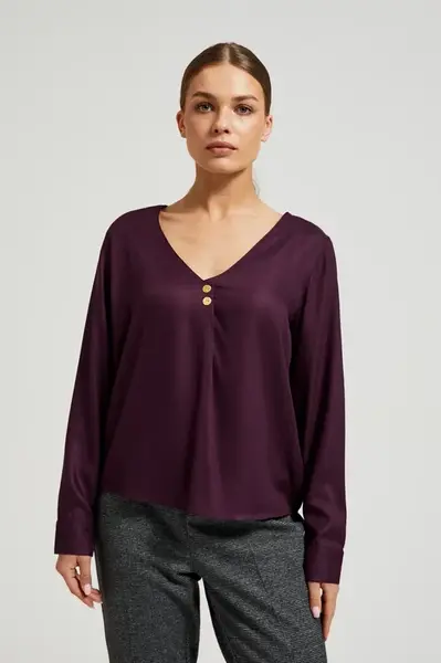 Marisse Women's Shirt Z-Ko-4512 D.Violet