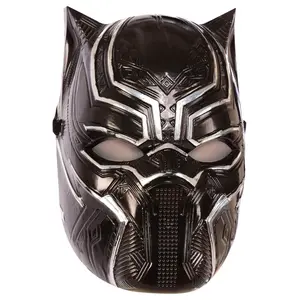 Maska Black Panther detská metalická-MOVEO