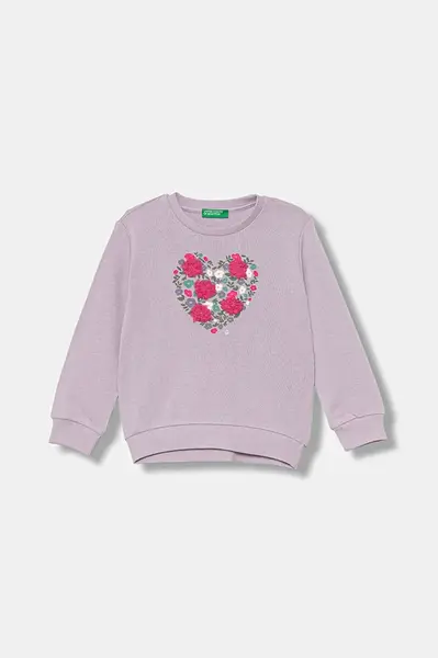 Dětská bavlněná mikina United Colors of Benetton