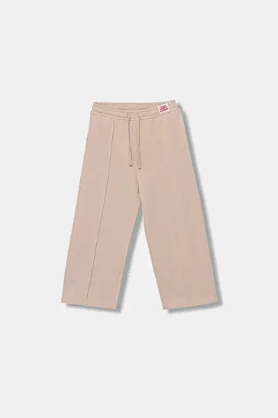 Dětské bavlněné tepláky United Colors of Benetton růžová barva, 3NBMGF04Y