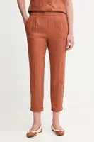 Lněné kalhoty United Colors of Benetton