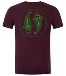 Korda tričko mandala tee burgundy - s