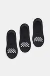 Ponožky Vans 3-pack černá barva, VN000QCAY281