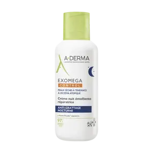 A-DERMA Exomega Control, Regenerační emolienční noční krém 400 ml
