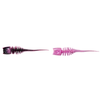 Dam gumová nástraha effzett garlic trout lure uv pink/black 6 cm 10 ks