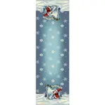 X-Mas BĚHOUN NA STŮL, 40/140 cm, modrá