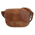 Luxusné dámske kožené crossbody Daag Annie - hnedá