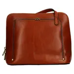 Kožená dámska crosbody kabelka Katana Frenita - koňak