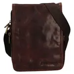Pánska kožená taška cez rameno SendiDesign Tomes - hnedá
