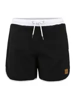 Urban Classics Plavecké šortky  čierna / biela