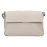 Dámska kožená crossbody kabelka Italia Darina - šedá