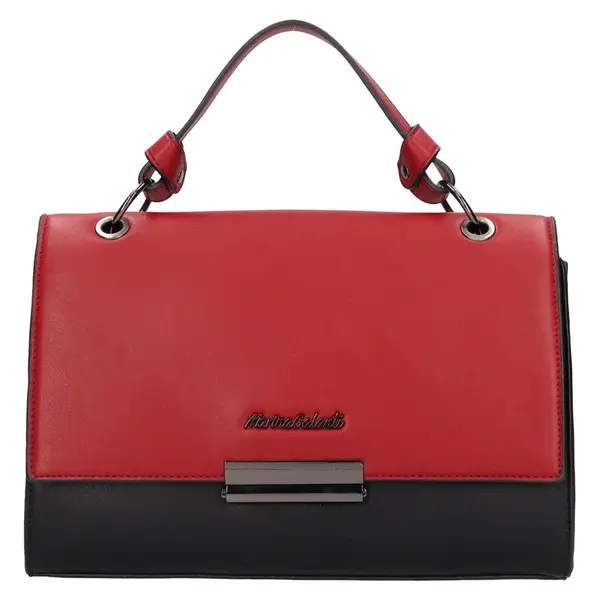 Dámska crossbody kabelka Marina Galanti Carmel - červeno-čierna