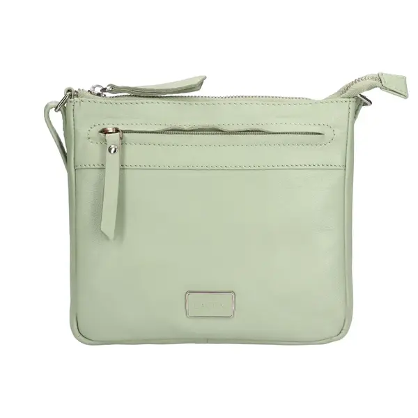 Dámska kožená crossbody kabelka Lagen Hesper - zelená
