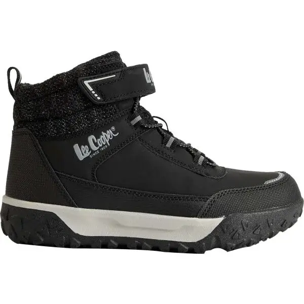 Lee Cooper WINTER Detská zimná obuv, čierna, veľkosť